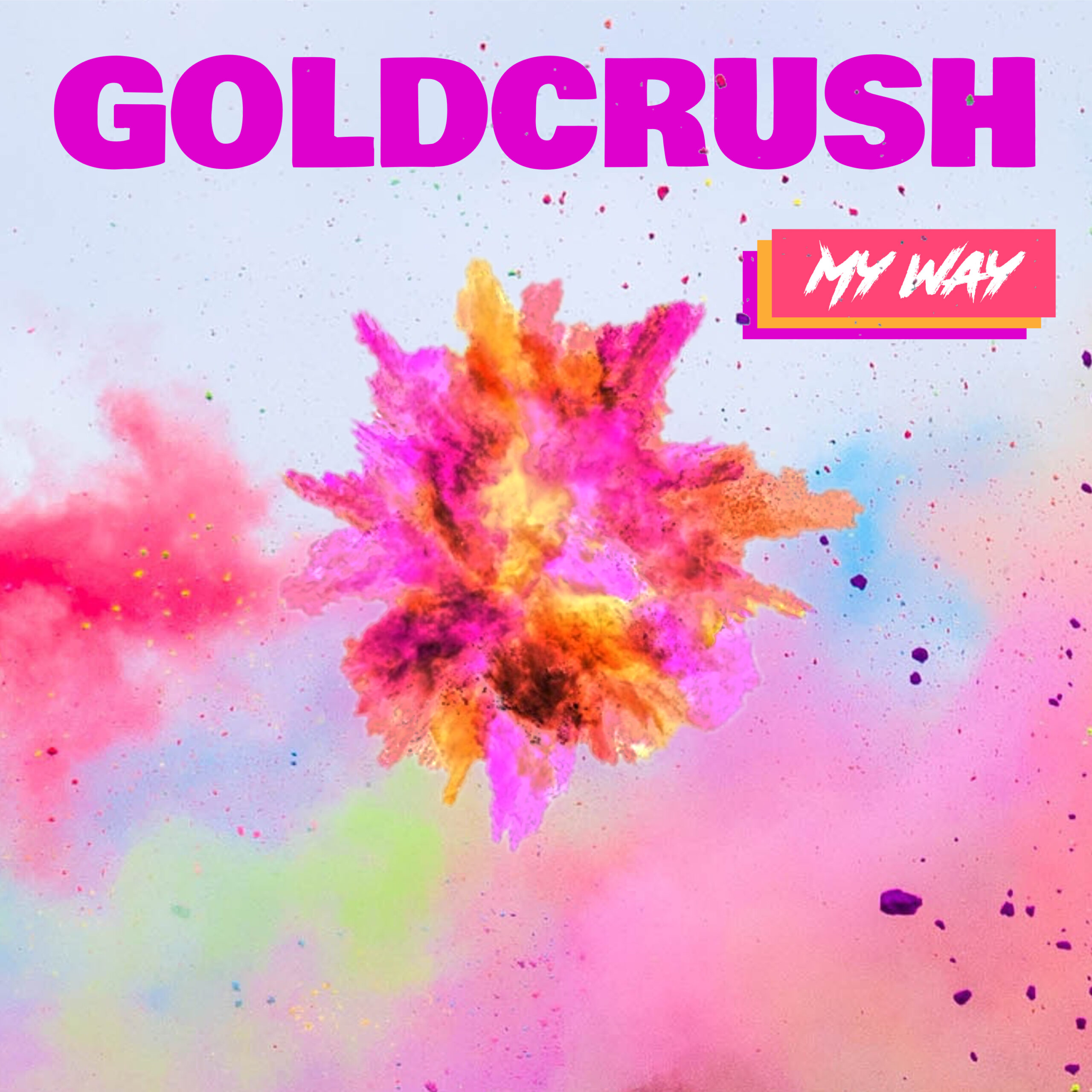 Goldcrush my way single artwork